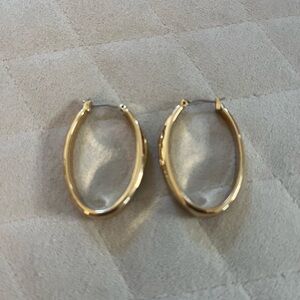 Elegant Gold-Plated Hoop Earrings